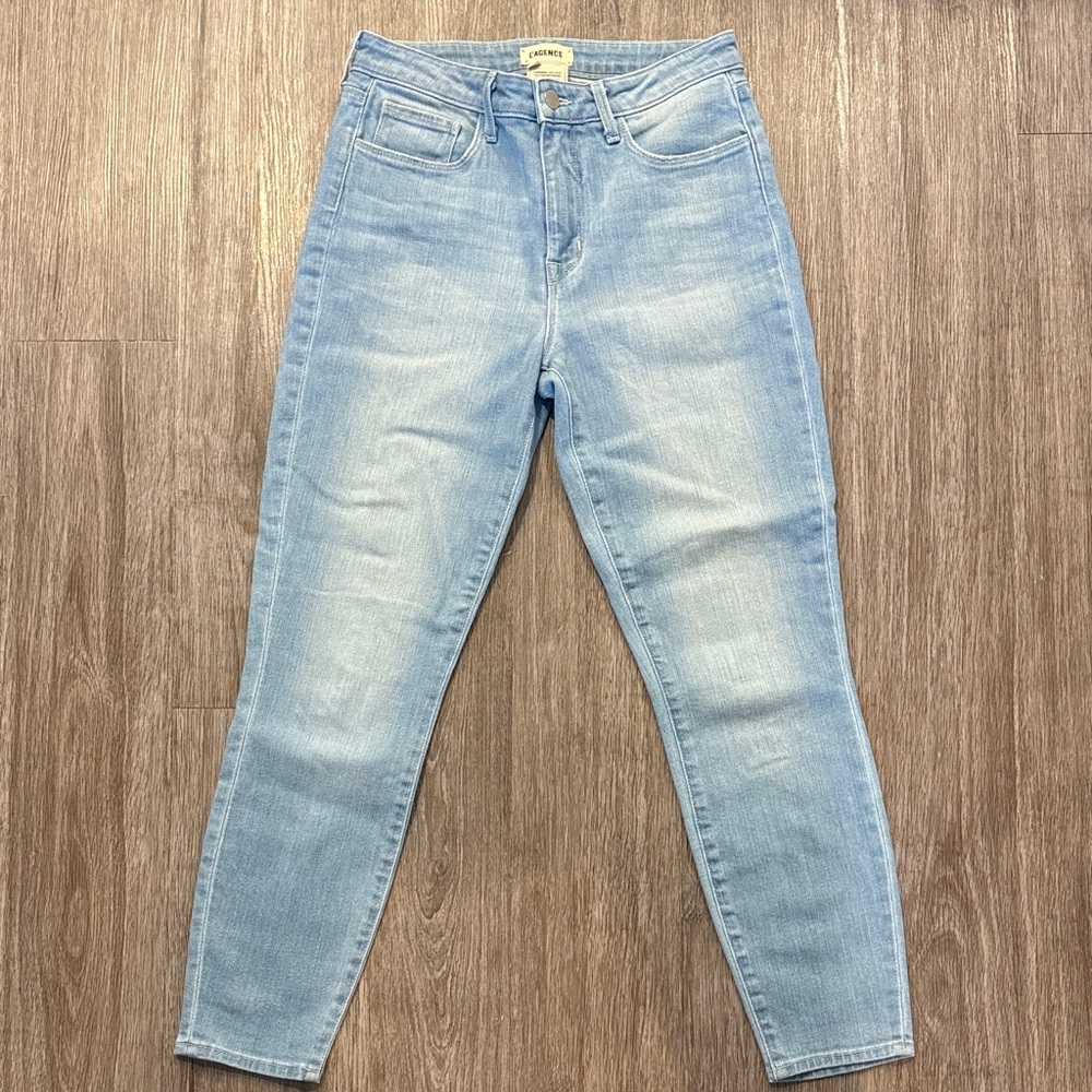 L’AGENCE Women's Light Blue Skinny Jeans
